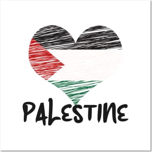 Palestine in our hearts Posters and Art